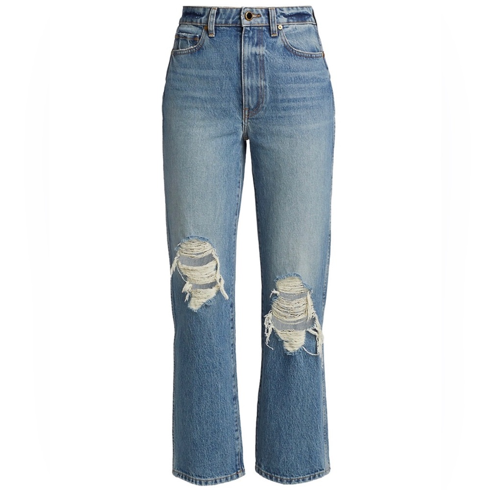 Khaite Abigail Distressed Jean Size 25